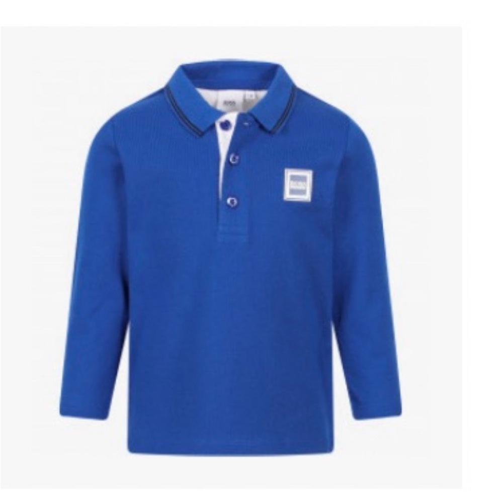 Hugo Boss Royal Blue Kids Polo Shirt